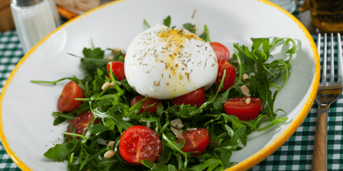 Receta de ensalada de burrata