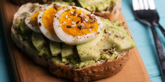 Receta de tosta de aguacate